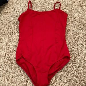 Red ballet leotard, size kids 12.